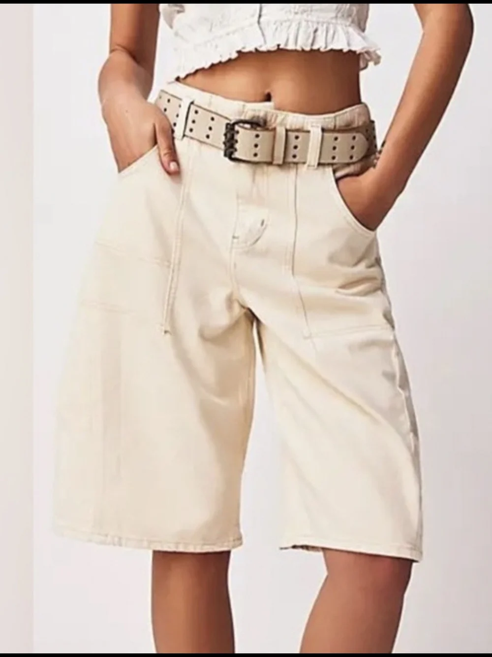 We The Free Extreme Measures Barrel Shorts 33 Sandstone Boho FP